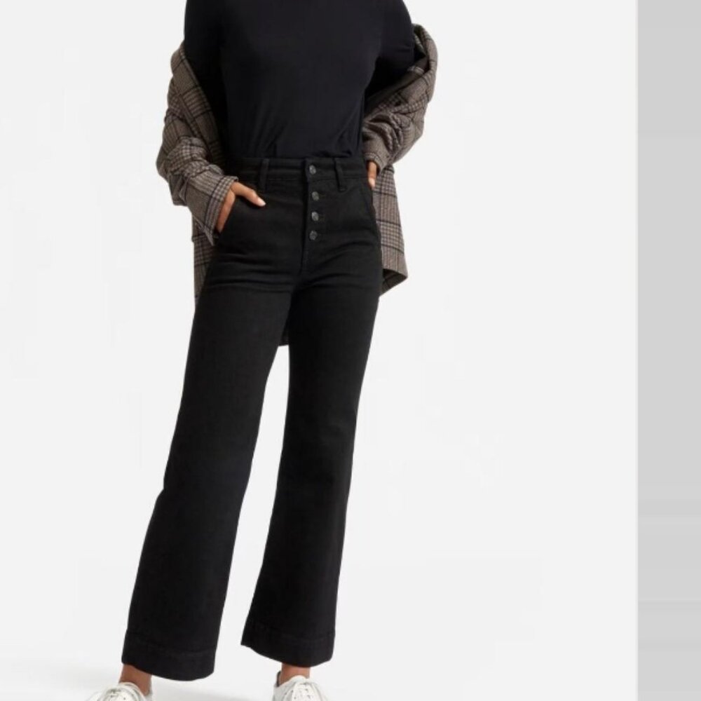 Everlane The Wide Leg Denim Jeans 28 Ankle‎